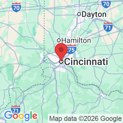 Napier REI service area – Ohio, Indiana, Kentucky centered on Cincinnati